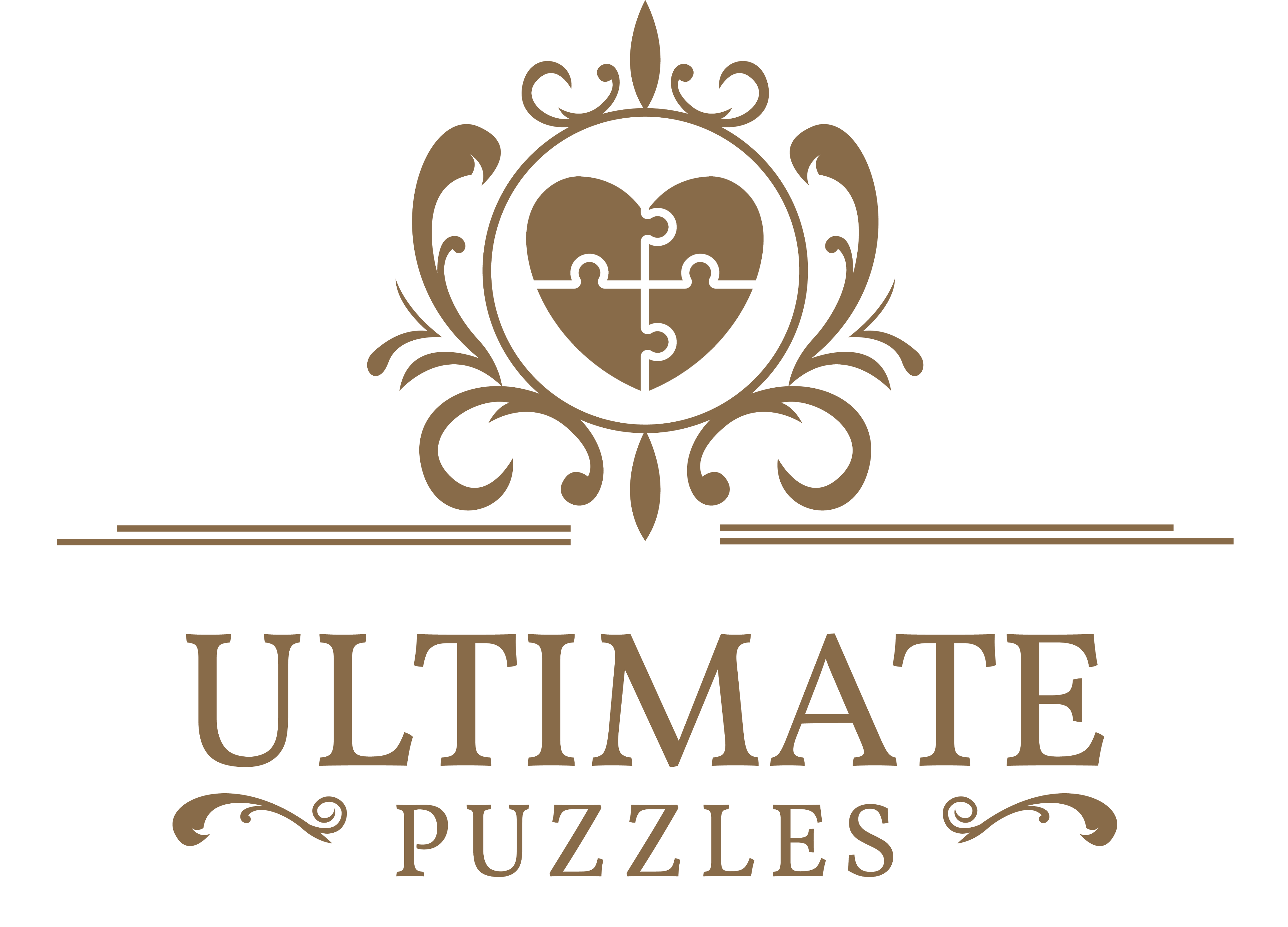 ultimate puzzle logo gold